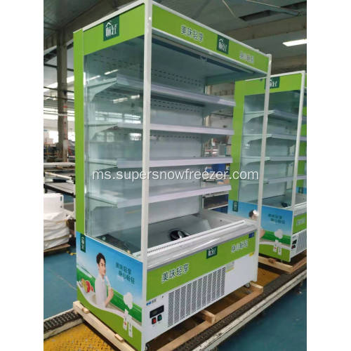 Multideck Supermarket Disejukkan Freezer Cooler Paparan
